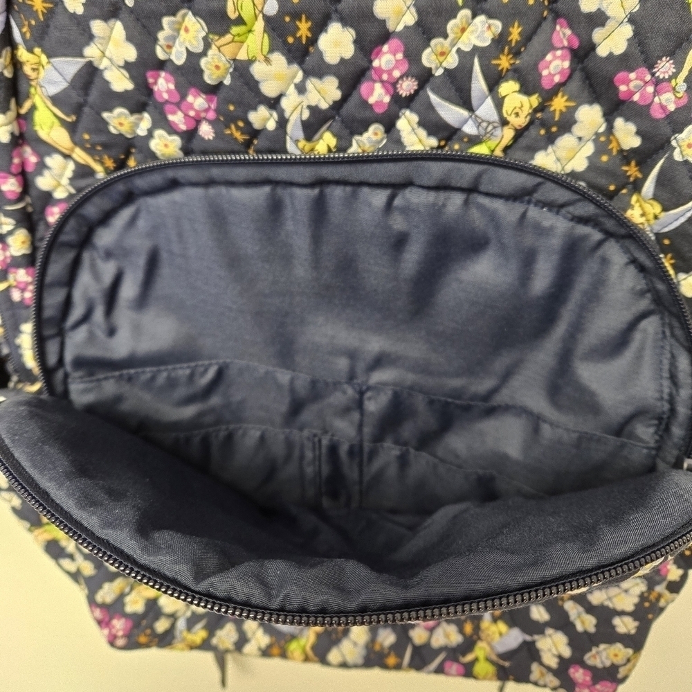 Vera Bradley Disney Tinker Bell's Flight Essential Large Backpack - Picture 5 of 11